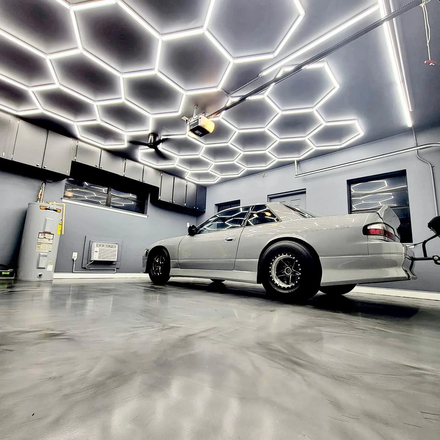 Industrial epoxy coating in a warehouse environment